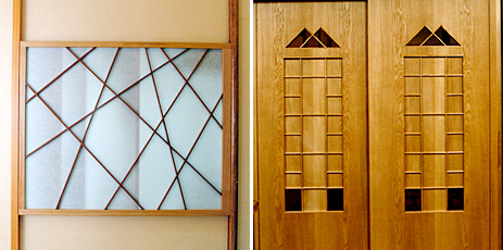 部屋の特性を表したドアのデザイン